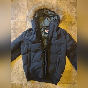 Levi's Puffer Jacket with Fur Hood